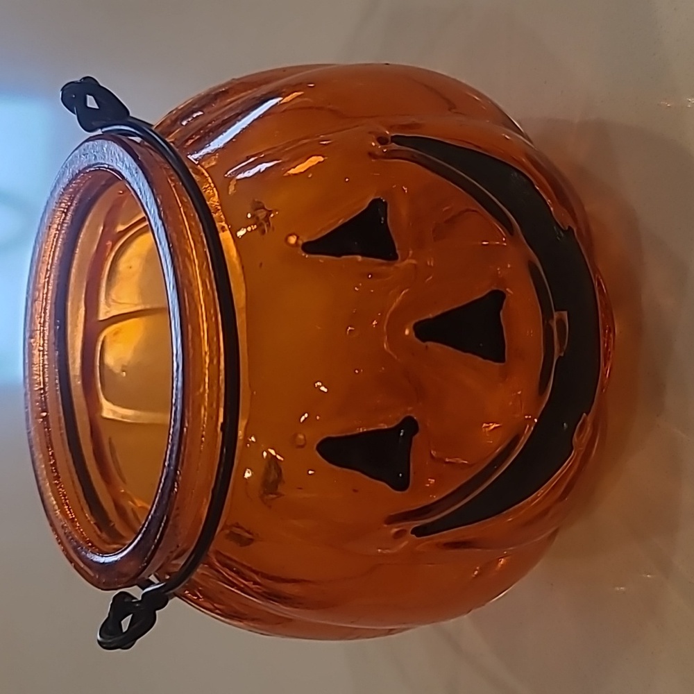 Halloween Jack O Lantern Candle Holder
